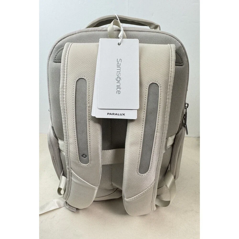 Samsonite Paralux Stone Grey Everyday Backpack NWT